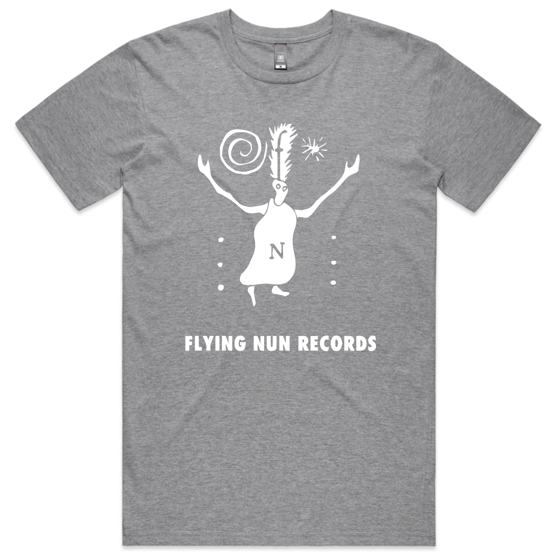 Fuzzy Flying Nun T-Shirt (Grey Marle)