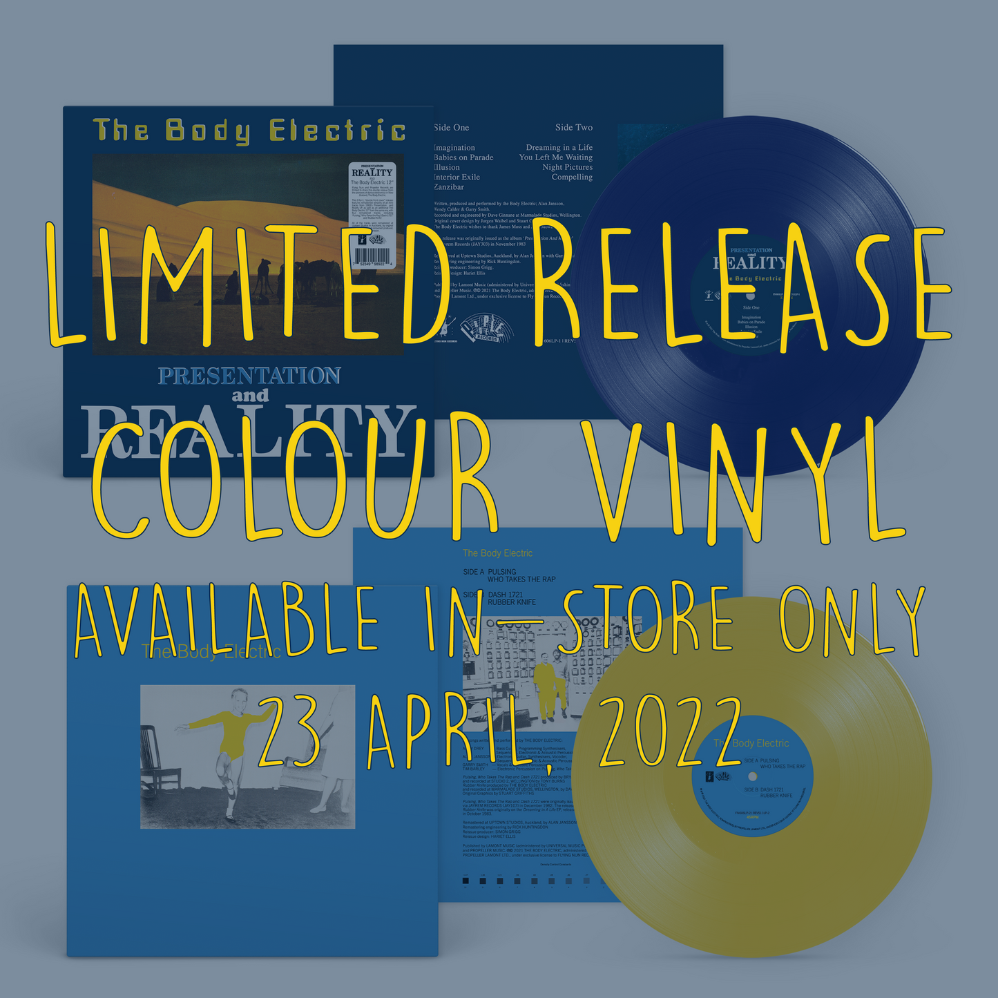 The Body Electric - Presentation and Reality + The Body Electric 12" (2022 Reissue)