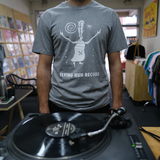 Fuzzy Flying Nun T-Shirt (Grey Marle)