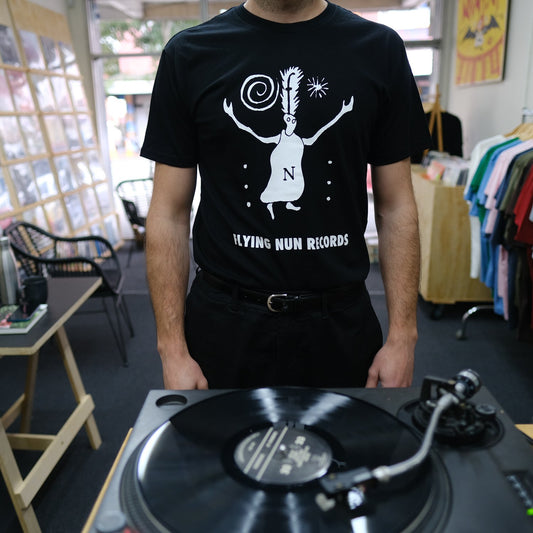 Fuzzy Flying Nun T-Shirt (Black)